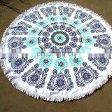 Cotton Dobby Border Microfiber Swimming Pool Beach Towel thumbnail-1