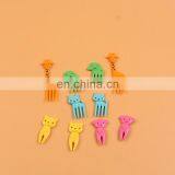 Pack Colorful Plastic Animal Shape Food Fruit Fork Picks thumbnail-6
