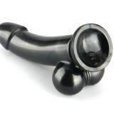 Realistic Ultra-Soft Dildo for Beginners With Flared Suction Cup Base for Hands-Free Play, Flexible Dildo With Curved Shaft & Balls for Vaginal G-Spot & Anal Prostate Play 6.7