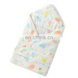 Cartoon Flannel Swaddle Blanket Organic Cotton Gender Neutral Flamingo Muslin Baby Swaddle Blanket thumbnail-1