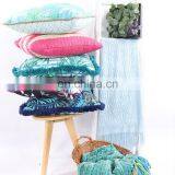 Custom Wholesale Outdoor Digital Printed Fancy Tropical Greenery Jungle Leaf Print Cushion Covers Decorative thumbnail-6