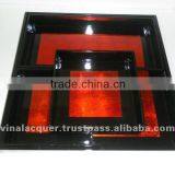 Lacquer Tray, Mother of Pearl Tray, Square Tray