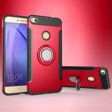 Finger Ring Holder Hard Magnetic Silicone Phone Case for Iphone 6 7 8 10 X Xr Xs Max Case With Ring Phone Cases thumbnail-3