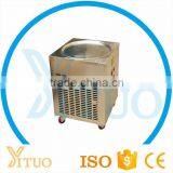 CE Approved Single Flat Pan Thailand Fry Ice Cream Rolled Machine thumbnail-3