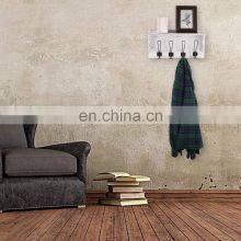 Stone Rustic Coat Rack Shelf Hanging Entryway Shelf With 4 Hooks thumbnail-5