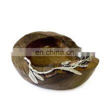 Brass Antique Flower Design Bowl thumbnail-2