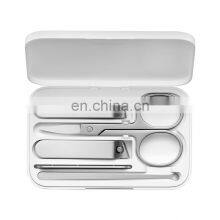 5pcs Xiaomi Mijia Stainless Steel Nail Clippers Set Trimmer Pedicure Care Clippers Earpick Nail File Professional Beauty Tools