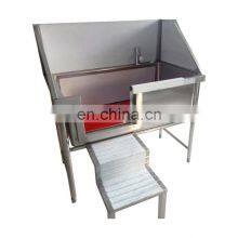 Dog Grooming Bath Tub Stainless Steel Bathtub For Pet SPA Shower thumbnail-3