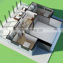 Modern Design Flatpack Container House With Garage Two Bedroom Container House Showroom Granny Flat thumbnail-5