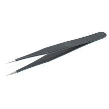 Anti Static Tweezers Swiss High Elastic Antimagnetic Acid Proof Stainless Steel Curved Point Precision Tweezers ESD-10 thumbnail-3
