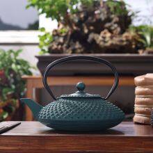2025 New Arrival Tea Warmer Teapots Wholesale Tea Kettle Cast Iron Enamel Teapot thumbnail-3