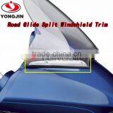 Chrome Windshield 2 Piece Trim Kit for Harley Road Glide 2016-2016