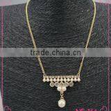 2016 Fashion Long Chain Necklace Designs Pearl Pendant Necklace thumbnail-1