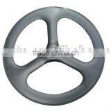 Oem Fixie Wheels 700c Track Bike Wheelset Full Carbon Fiber Racing Bicycle Rim 28inch Trispoke Clincher Rims Light Weight Rim thumbnail-1