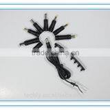 8 Pin Detachable Plug With 1.7x4.75x11mm and 5.5x1.9mm & 0.6x7.4 mm or Other Detachable Ddapter thumbnail-6