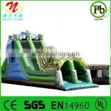Partible Inflatable Combo the Lost Jungle Alligator, Super Bouncy Castle Slide