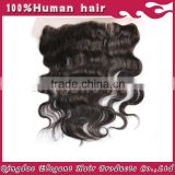 Wholesale peruvian remy human hair body wave full lace frontal closures