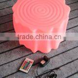 New PE Plastic Stool With LED Light & Remote Control YXF-3320