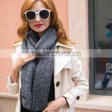 New Design Winter Unisex Women Men Fashion Wool Knitted Scarf thumbnail-1