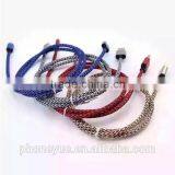 Metal Alloy Super Flexible Nylon Braided Micro Usb Data Cable for Tablet pc thumbnail-3