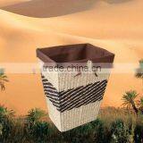 Hot sale rectangular rattan laundry basket for Home&Office