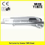 China Factory Hand Tool Utility Knife Cutter With New Insulation Plastic and Silver Color thumbnail-3