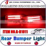 FOR LEXUS CT200H Car Tail LIGHT Red Brake Warning REAR BUMPER LIGHT thumbnail-4