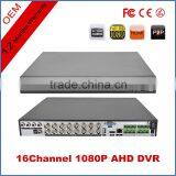 3 in 1 hybrid IP AHD analog cctv ahd dvr 1080P with up to 500meters transmission distance