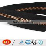 Factory Wholesale Customized Size Long Chain Rose Gold Metal Zipper thumbnail-3