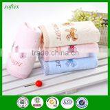 Cheap Soft Water Absorption Cotton Bowknot Jacquard Cut Pile Face Towels With Embriodery thumbnail-3