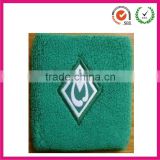 2013 hot selling promotional Cotton sweatband,sports embroidery wrist sweatband