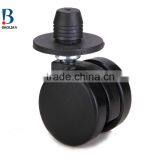 2016 Novelty Sales 30mm Black Nylon Swivel Furniture Twin Plastic Caster Wheels thumbnail-2
