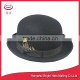 Brim Curling Felted Bowler Hat thumbnail-1