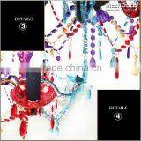 Royal Palace Acrylic Chandelier With Colored Beading MD2650 thumbnail-5