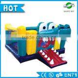 0.55mm PVC Tarpaulin Miniature Castle Indoor Mini Bouncy Castle,crocodile Mini Bouncer,spacewalk for Sale thumbnail-1