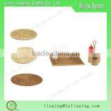 Cheap Household Essential WickerCup Mat Wicker Table Mats Wicker Placemat thumbnail-1
