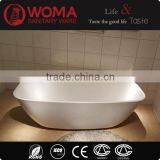 Acrylic tub Simple bathtub Pure White color single person tub made in China Q169