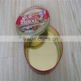 Customized Oval Gift Cans for Cake