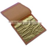 22 Karat Genuine Gold Leaf, Double Weight (160 g), 8 cm X 8 cm, Book of 25 Leaves