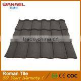 Chinese Low Cost Flat Stone Coated Steel Aluminium Metal Roof Tile, Spanish Style Kerala Double Roman Roof Tile Prices Supplier's Choice thumbnail-2