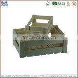 Wooden Vintage Storage Crates Apple Wine Boxes thumbnail-4
