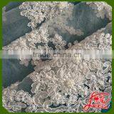 Hangzhou [Renee]Handmade Sequined Beads Mesh Embroidery Fabric Quality Choice thumbnail-3