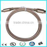 1m Rose Golden Nylon Braided 10gbps USB-C to USB-C Cable thumbnail-6