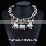 Fashion Crystal Choker Chunky Statement Bib Chain Necklace Pendant Jewelry thumbnail-1
