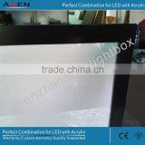 Factory Black Aluminum Frame Single Side Slim Light Box