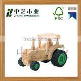 Wholesales in China Cheap OEM Eco-friendly Handmade DIY Wooden Truck Toys for Kids thumbnail-5