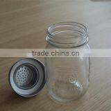 New Design 16oz Vintage Glass Ball Mason Jar Cocktail Shaker Martini Shaker thumbnail-2
