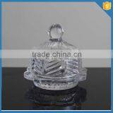 LXHY-CE0821High Quality Small Novelty Butter Dish With Clear Crystal Cover thumbnail-4