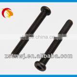 Round Head Hex Slot Black Zinc Screw 5/16*50