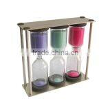 Hot Selling 3 in 1 Metal Sand Timer Hourglass Tea Timer Quality Choice
